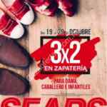 En Sears 3x2 en zapatería para caballero, dama e infantiles