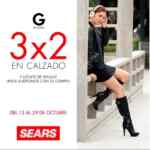 En Sears 3x2 en zapatos G by Guess y llévate unos audífonos de regalo
