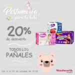 En Woolworth hasta 30% de descuento en pañales y productos para bebés