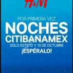H&M Venta Nocturna 2018 el 12 y 13 de octubre: 3 MSI con tarjetas Citi Banamex
