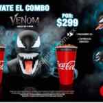 Nuevo Cinemex Combo Venom por $299 con palomero 3D + 2 refrescos