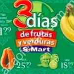 Ofertas S-Mart 3 Días de frutas y verduras del 23 al 25 de octubre