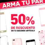 Promoción Mobo de 2x1½ en fundas y micas para celular