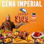 Promoción Sirloin Stockade Cena Imperial: Buffet niño a $69 y adulto a $109 de lunes a sábado a partir de las 6:00 PM