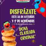 Promoción de Halloween Krispy Kreme: dona glaseada gratis si vas disfrazado