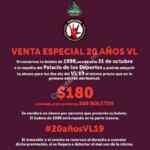 Venta Especial 20 Años Vive Latino: Abono a sólo $180 pesos si tienes boleto del primer Vive Latino