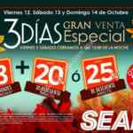 Venta Especial Sears del 12 al 14 de octubre: Hasta 25% de descuento ó 20% + hasta 18 msi