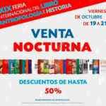 Venta Nocturna Feria del Libro de Antropología e Historia: hasta 50% de descuento en libros seleccionados