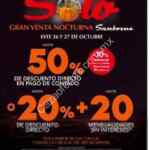 Venta Nocturna Sanborns 26 y 27 de octubre: hasta 50% de descuento en toda la tienda