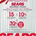 Venta Nocturna Sears Galerías Coapa: hasta 30% de descuento por reinauguración
