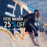 Venta Nocturna Steve Madden: 25% de descuento del 12 al 13 de octubre