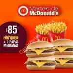 Cupones Martes de McDonalds 23 de octubre 2018