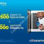 En Elektra Venta de Aniversario Citi Banamex: cupón de $500 o $1,000 pagando con Citi Banamex
