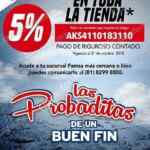 Cupón Famsa Probaditas El Buen Fin 2018: 5% de descuento adicional en toda la tienda