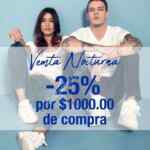 Venta Nocturna Quarry Jeans: 25% de descuento en compras de $1,000 o más