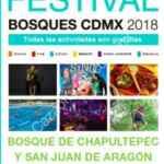 Actividades Gratis en el Festival del Bosque 2018 en Aragón y Chapultepec