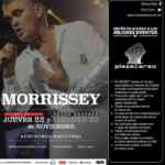 Boletos dobles para el concierto de Morrissey GRATIS con tus compras en Plaza Carso