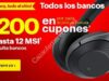 En Best Buy $200 en cupones por cada $2,000 de compra con todos los bancos