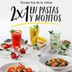 En California Pizza Kitchen 2x1 en pastas y mojitos para socios Wow Rewards