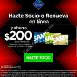 En Sams Club $200 de descuento en membresías pagando con cualquier tarjeta de crédito o débito