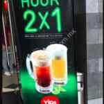 Happy Hour Vips: 2x1 en bebidas alcohólicas y cervezas de miércoles a sábado de 13:00 a 23:00