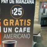 En Mcdonalds café americano Gratis en la compra de un pay de manzana