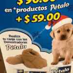 Promoción Pétalo pantuflas: canje de pantuflas comprando $90 + $59 pesos