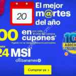 Ofertas Best Buy Mejor Martes del Año: $100 en cupones por cada $1,000 + 24 MSI con Citi Banamex