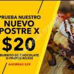 Ofertas Perros y Burros El Buen Fin 2018: nuevo postre a $20 pesos
