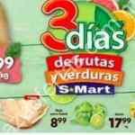 Ofertas S-Mart 3 días de frutas y verduras del 13 al 15 de noviembre
