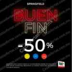 Ofertas Springfield El Buen Fin 2018: del 20% al 50% de descuento en artículos seleccionados