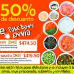 Promoción Pane en Vía El Buen Fin 2018: Poke Bowls de 4-5 personas a mitad de precio