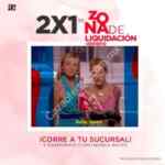 Promoción Andrea de 2x1 en calzado de liquidación