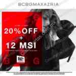Promoción BCBGMAXAZRIA El Buen Fin 2018: 20% de descuento en toda la tienda + 12 MSI