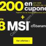 Promoción Best Buy Pre Buen Fin 2018: $200 en cupones por cada $1,000 + 18 MSI con Citi Banamex