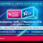 Promoción Día de Muertos Autobuses Estrella Roja: 50% de descuento a estudiantes y 25% a maestros