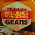 Promoción Gamesa millones de Paketines gratis en bolsas marcadas
