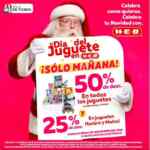 Promoción HEB Día del Juguete 2018: 50% de descuento en todos los juguetes hoy 1 de noviembre