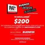 Promoción Innovasport El Buen Fin 2018: Cupón de $200 de descuento en compras a partir de $999