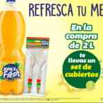 Promoción Jumex Fresh: Set de cubiertos gratis en la compra de Jumex Fresh de 2 litros