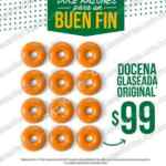 Promoción Krispy Kreme El Buen Fin 2018: docena de donas glaseadas a $99