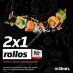 Promoción Nikkori Sushi El Buen Fin 2018: 2x1 en rollos