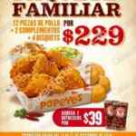 Promoción Popeyes El Buen Fin 2018: paquete familiar por $229