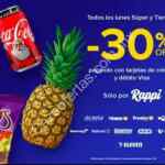 Promoción Rappi Lunes de Visa: 30% de descuento en supermercados y tiendita