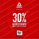 Promoción Reebok El Buen Fin 2018: 30% de descuento sobre el total de tu compra