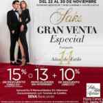 Promoción Saks Gran Venta Especial 11 Años: 15% de descuento directo ó 10% + hasta 13 msi