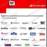 Promoción Santander El Buen Fin 2018: 10% de bonificación en tiendas seleccionadas