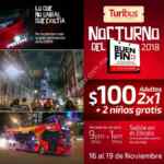 Promoción Turibus El Buen Fin 2018: Boleto a $100, 2x1 en adultos y 2 niños entran gratis