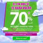 Promoción Volaris El Buen Fin 2018: hasta 70% de descuento en todas las rutas + 10% adicional con V.Club
