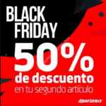 Promoción Dportenis Black Friday 2018: Segundo a mitad de precio en tienda online sólo hoy